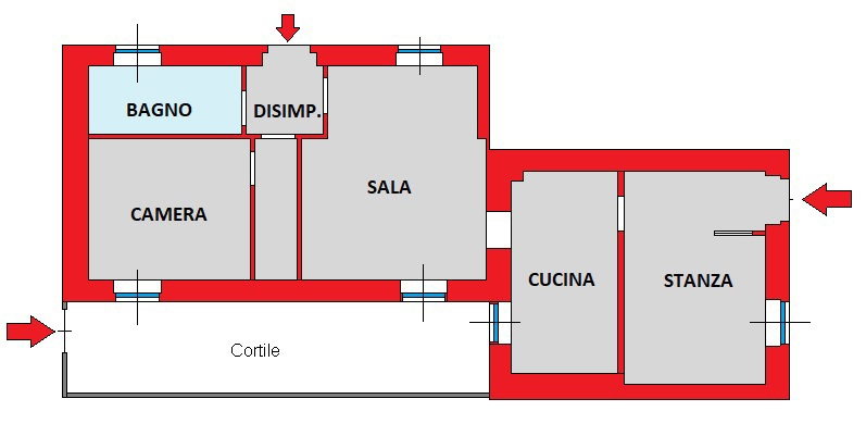 Appartamento - Planimetry 1