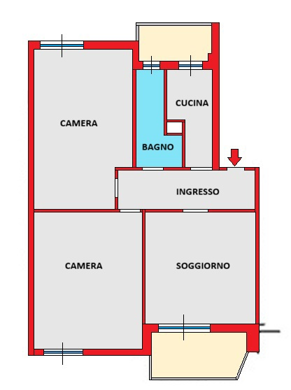 Appartamento - Planimetry 1