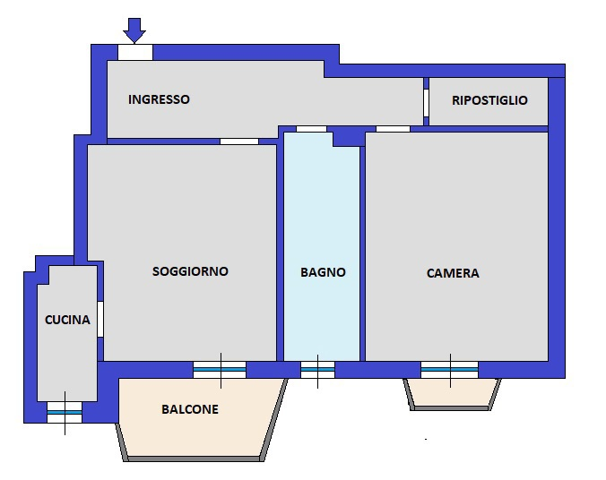 Appartamento - Planimetry 1