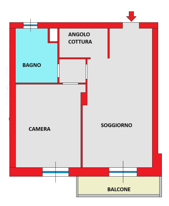 Appartamento - Planimetry 1