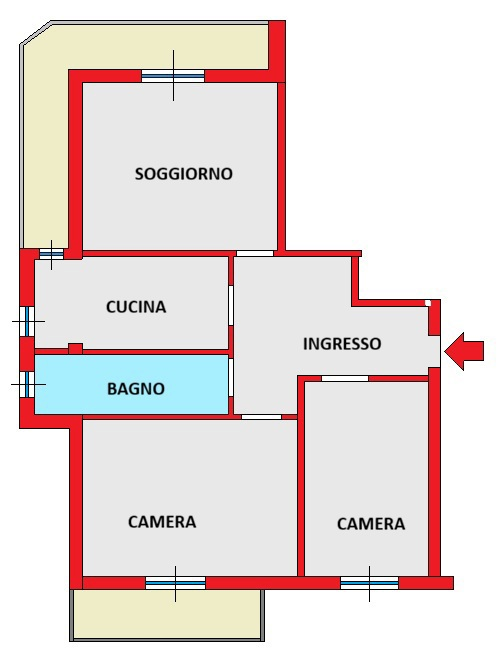 Appartamento - Planimetry 1