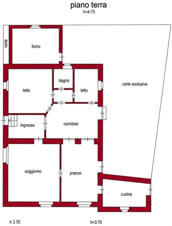 Casa Indipendente - Planimetry 1