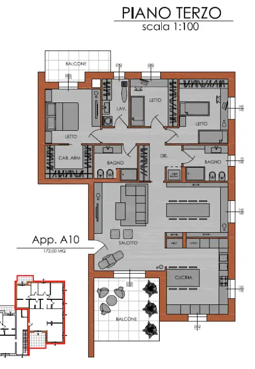 Appartamento - Planimetry 1