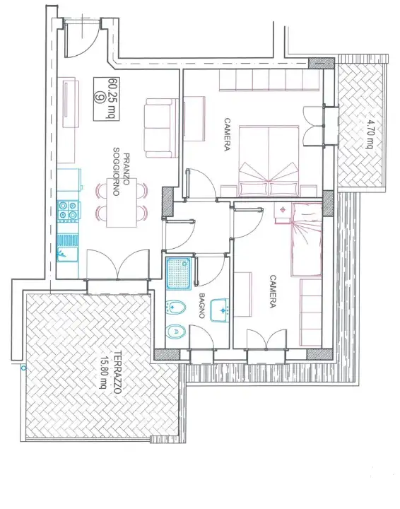 Appartamento - Planimetry 1