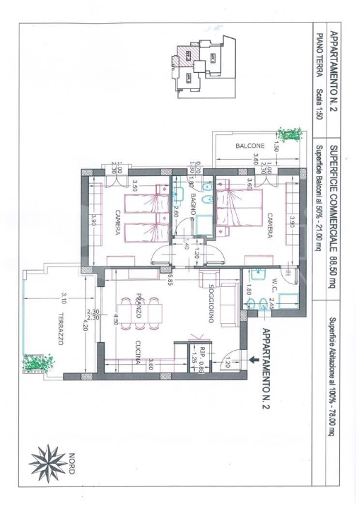 Appartamento - Planimetry 1
