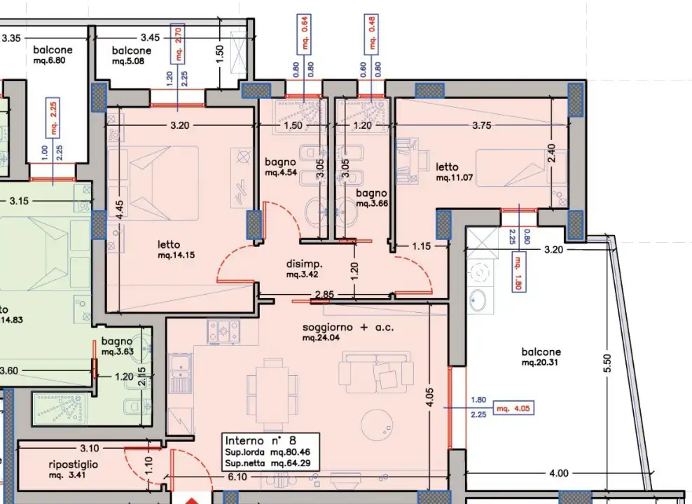 Appartamento - Planimetry 1