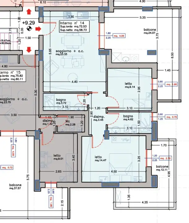 Appartamento - Planimetry 1