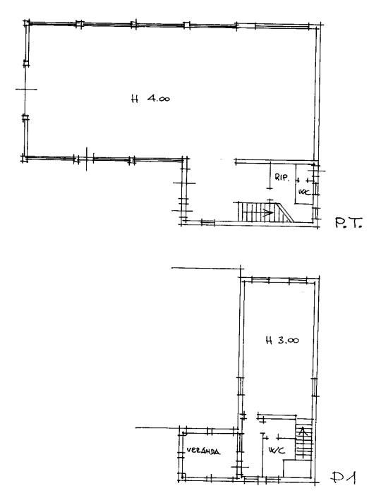 Capannone - Planimetry 1
