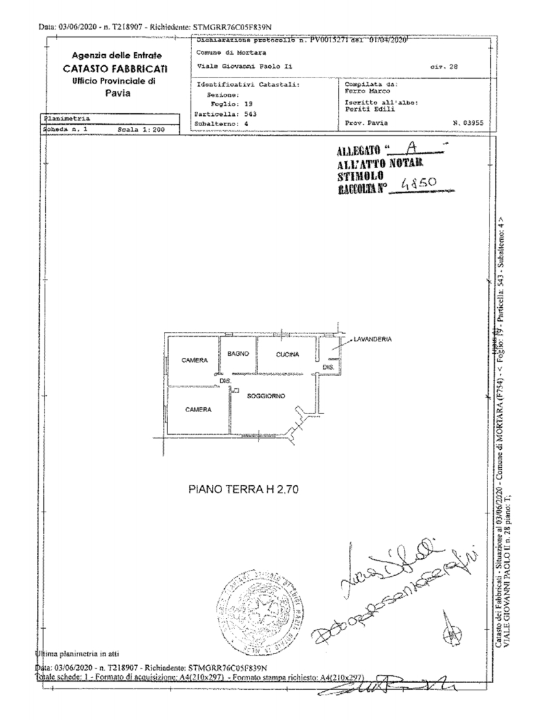 Appartamento - Planimetry 1