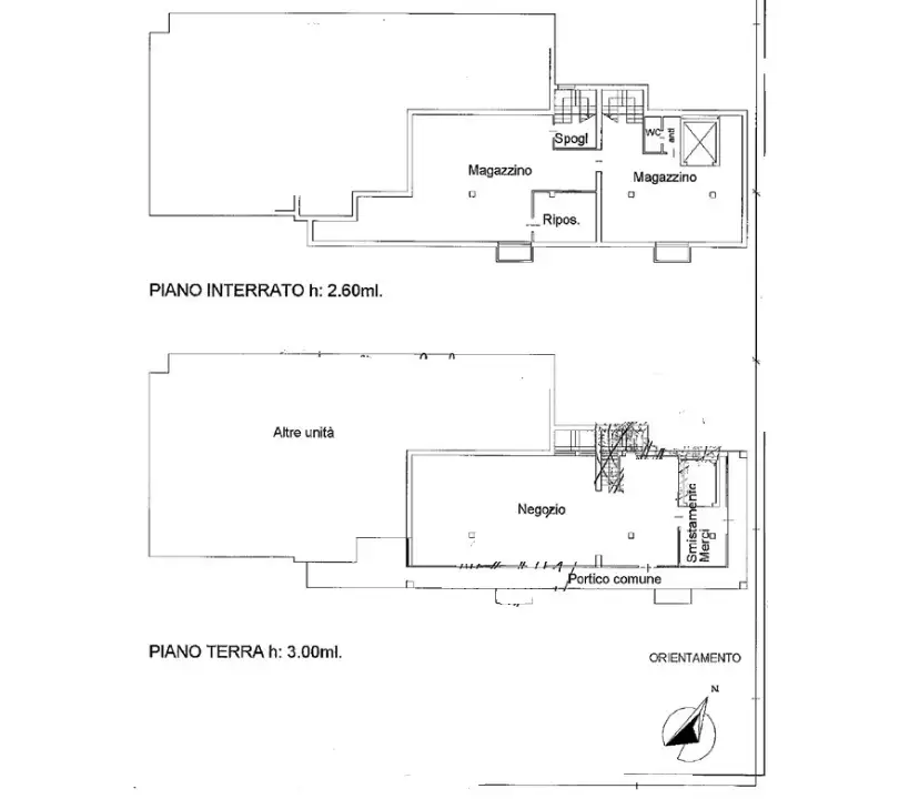 Negozio - Planimetry 1