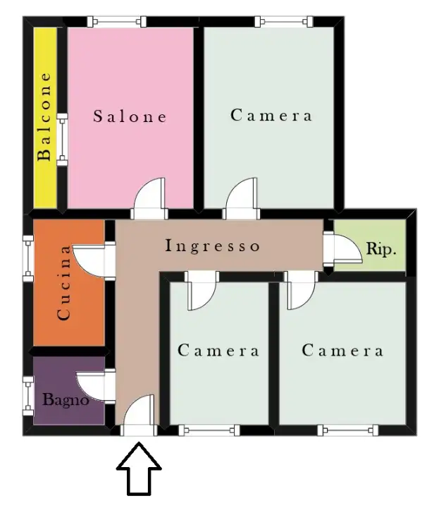 Appartamento - Planimetry 1