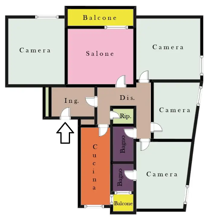 Appartamento - Planimetry 1