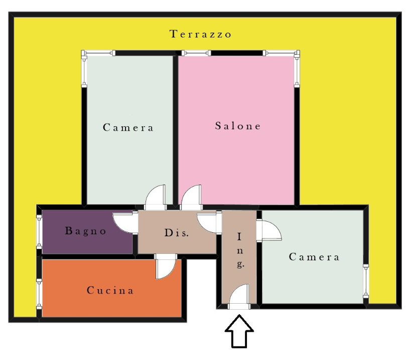 Appartamento - Planimetry 1