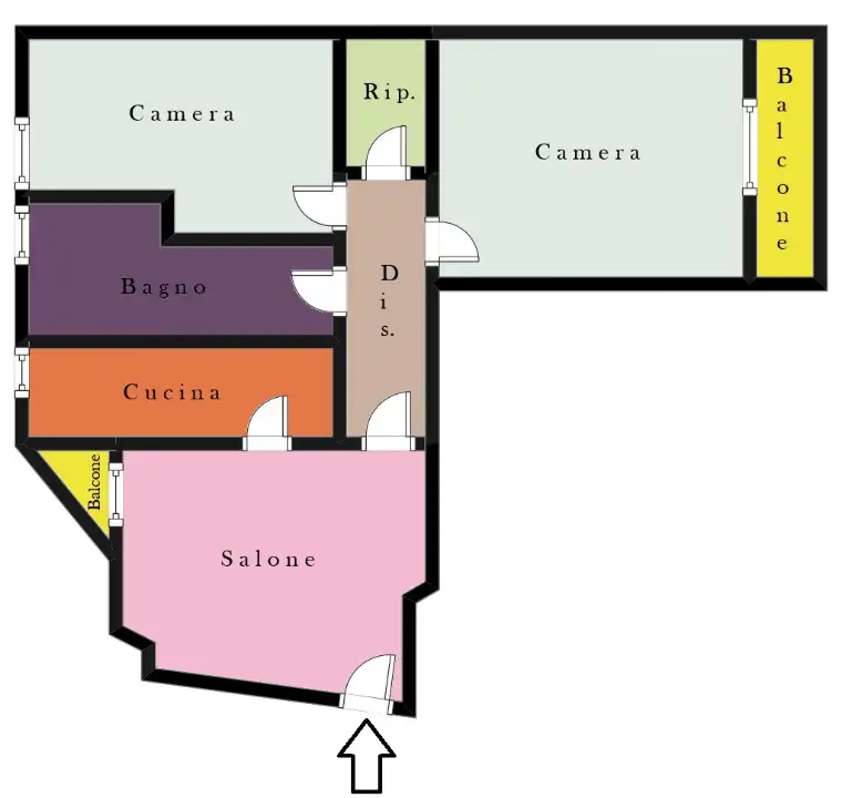 Appartamento - Planimetry 1