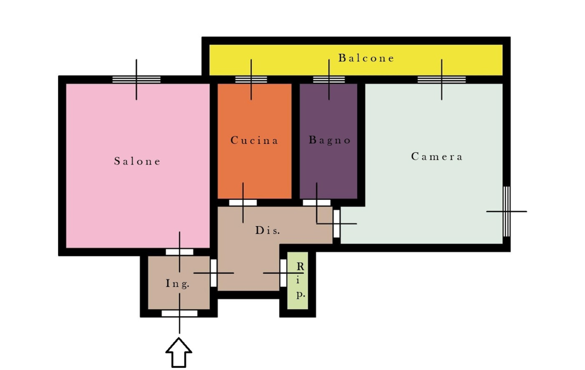 Appartamento - Planimetry 1