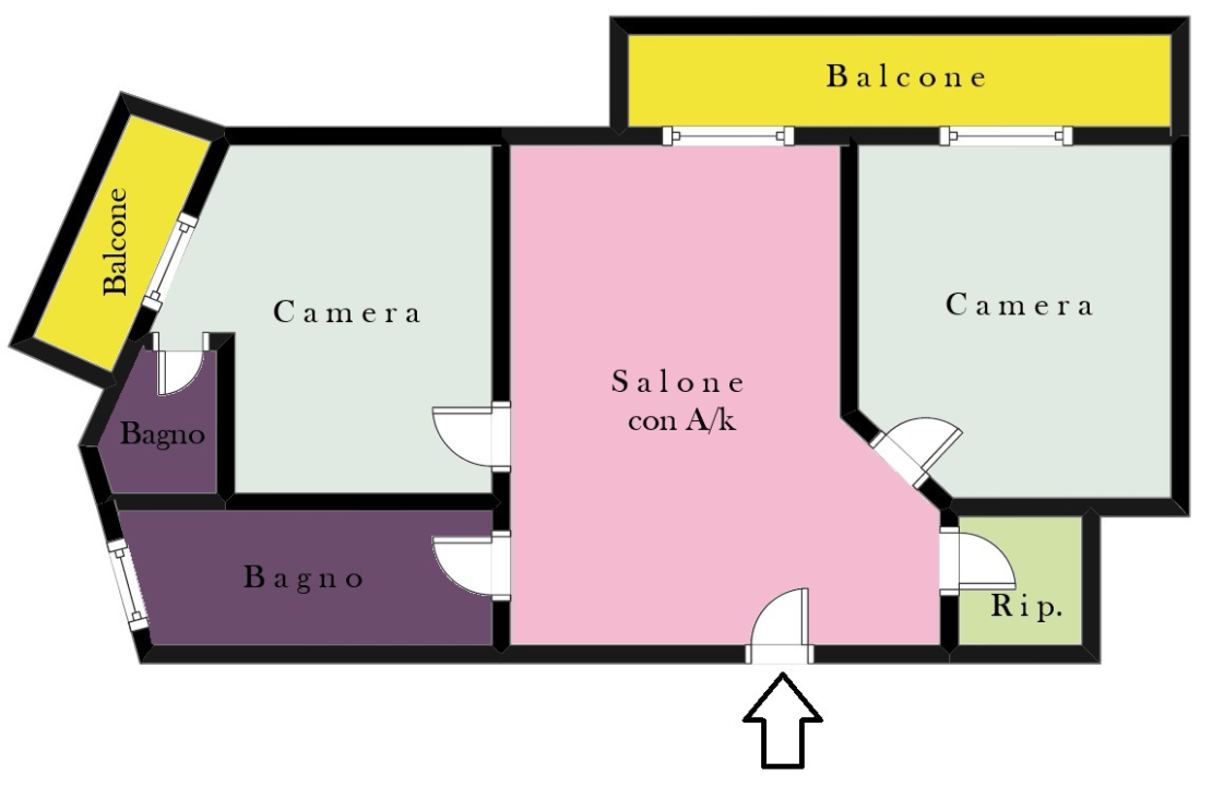 Appartamento - Planimetry 1
