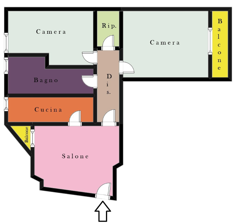 Appartamento - Planimetry 1