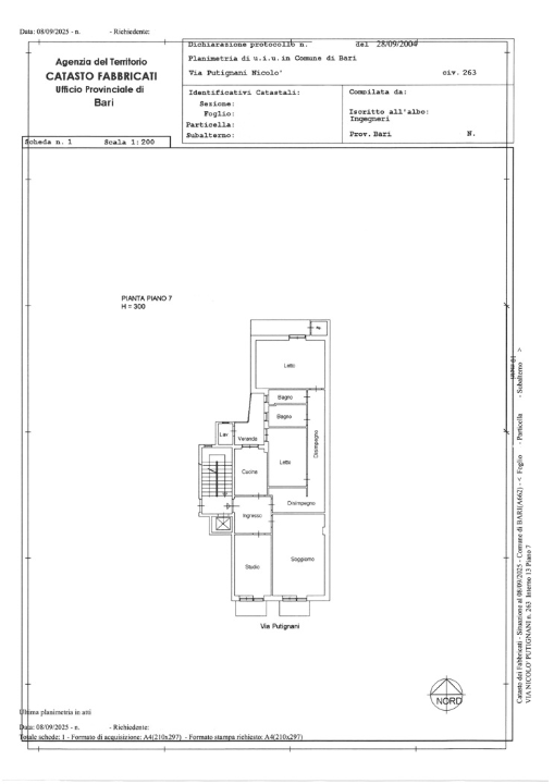 Appartamento - Planimetry 1