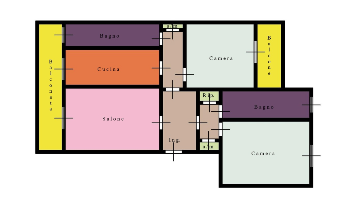 Appartamento - Planimetry 1