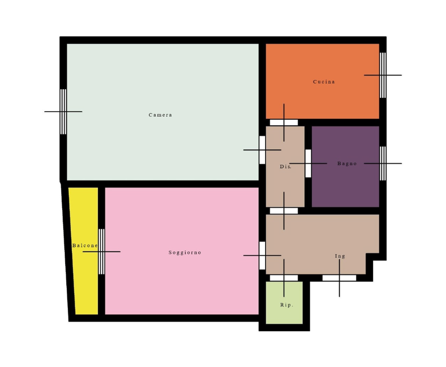 Appartamento - Planimetry 1