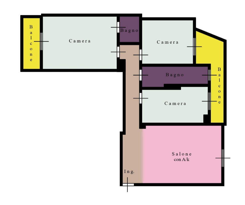 Appartamento - Planimetry 1