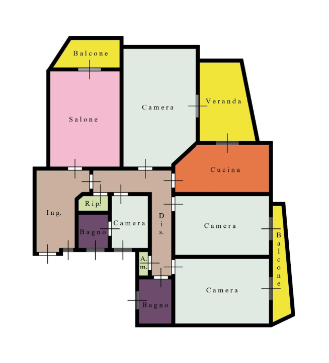 Appartamento - Planimetry 1