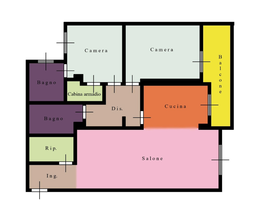 Appartamento - Planimetry 1