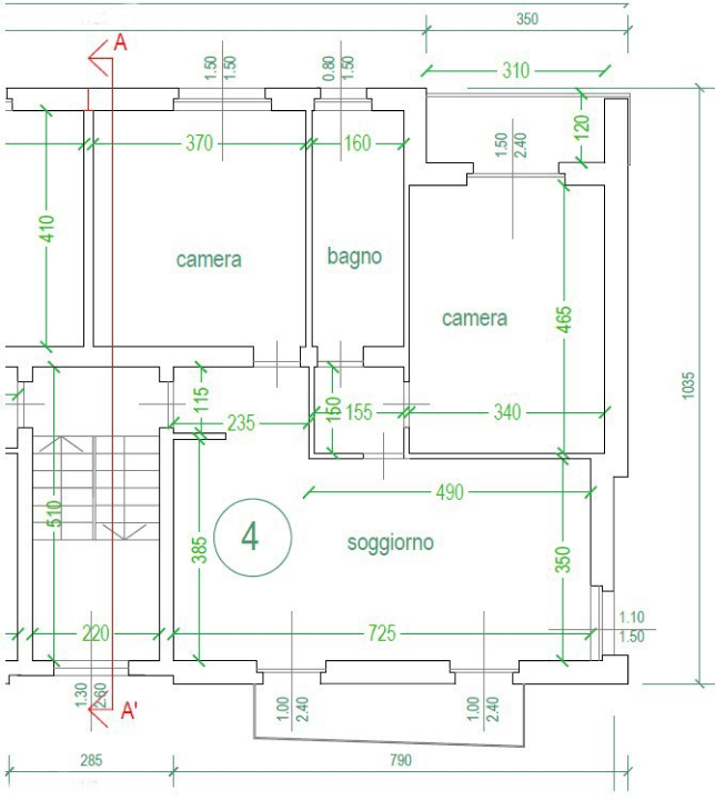 Appartamento - Planimetry 1