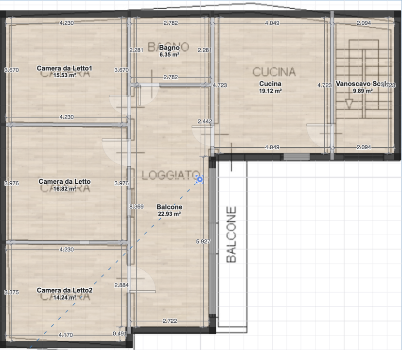 Appartamento - Planimetry 1