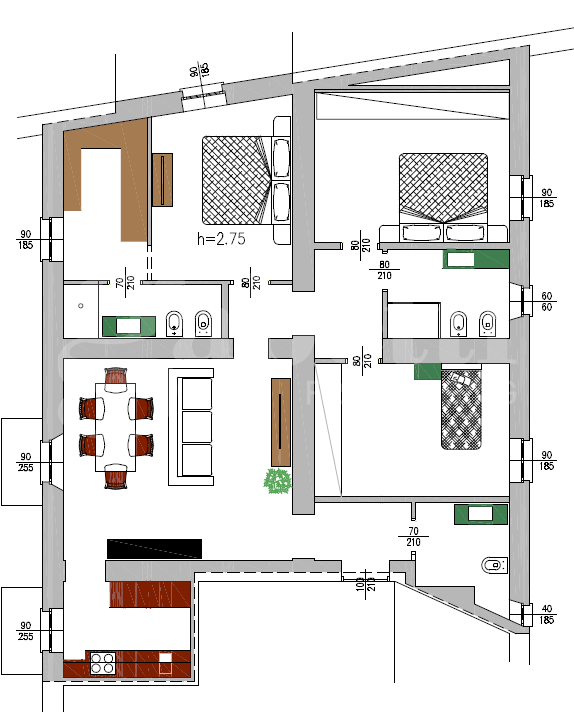 Appartamento - Planimetry 1
