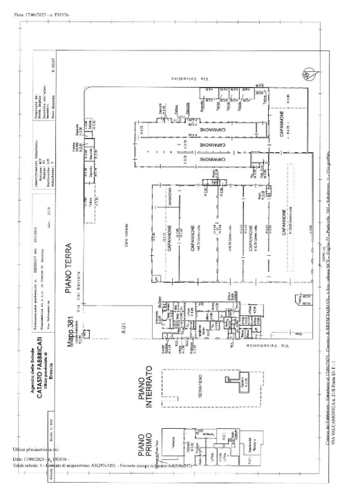 Capannone - Planimetry 1