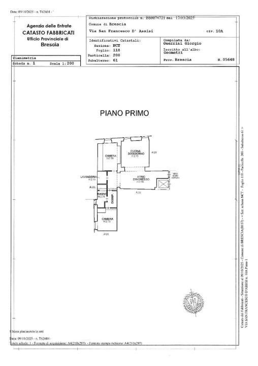 Appartamento - Planimetry 1