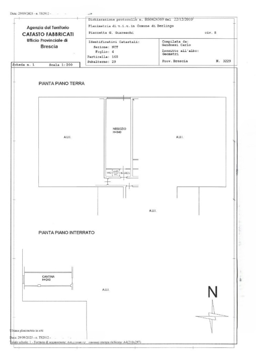 Negozio - Planimetry 1