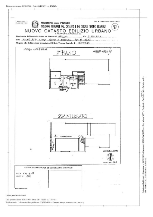 Appartamento - Planimetry 1