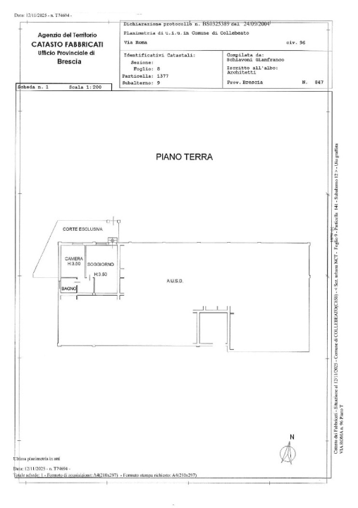 Appartamento - Planimetry 1