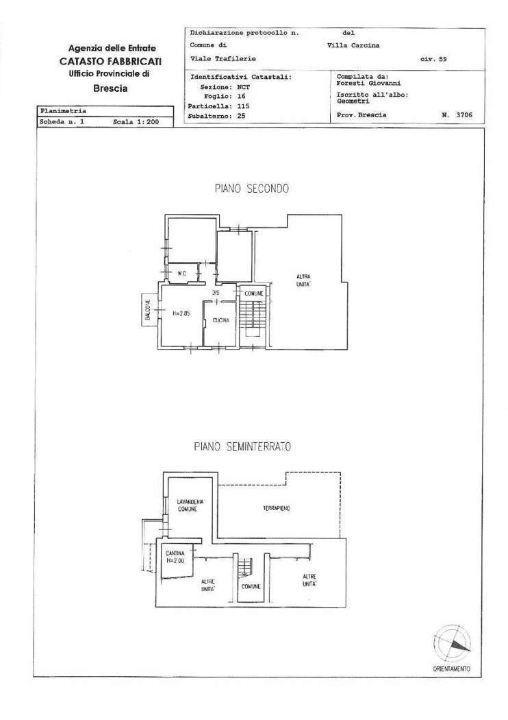 Appartamento - Planimetry 1