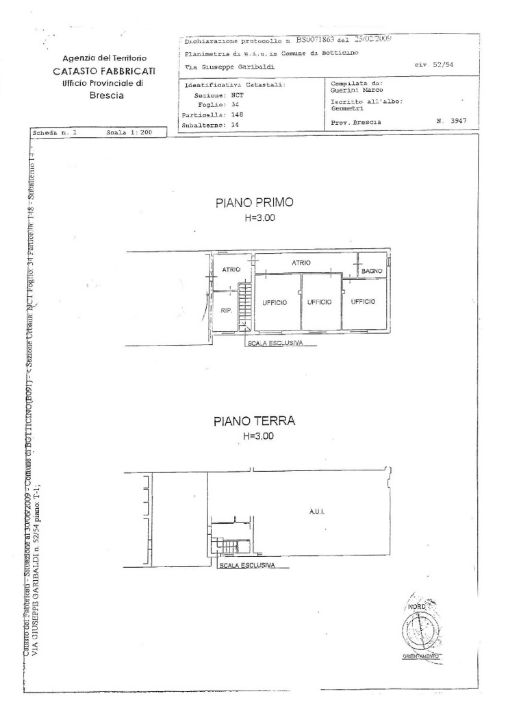 Capannone - Planimetry 1