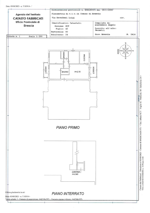 Appartamento - Planimetry 1