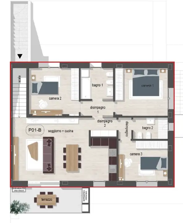 Appartamento - Planimetry 1