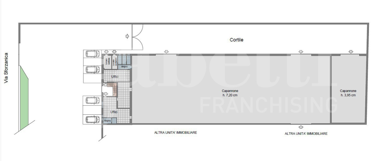 Capannone - Planimetry 1