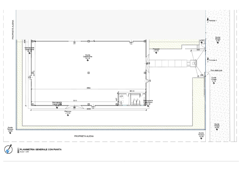 Capannone - Planimetry 1