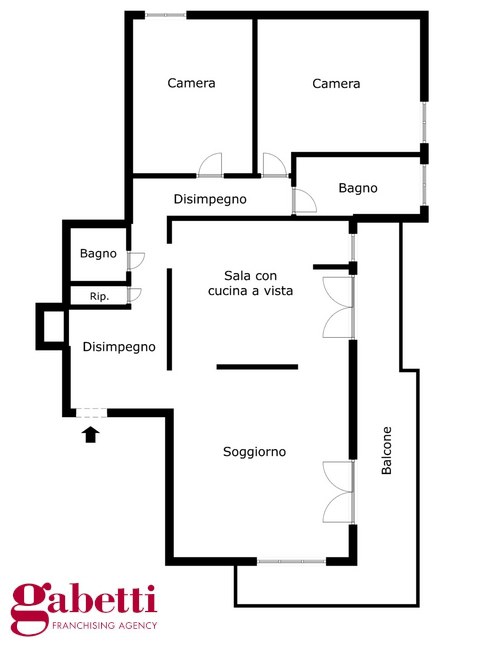 Appartamento - Planimetry 1