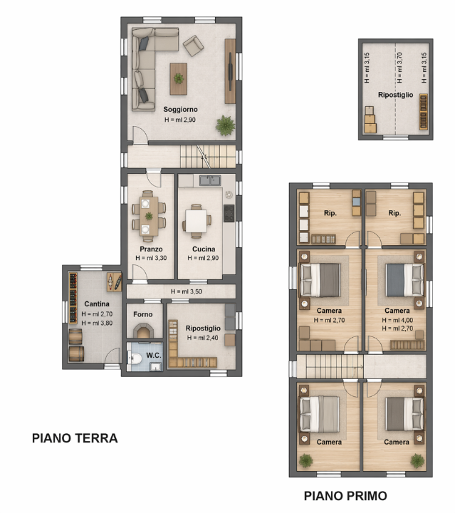 Casa Indipendente - Planimetry 1