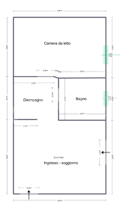 Appartamento - Planimetry 1