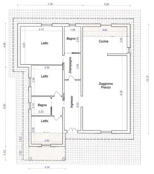 Casa Indipendente - Planimetry 1