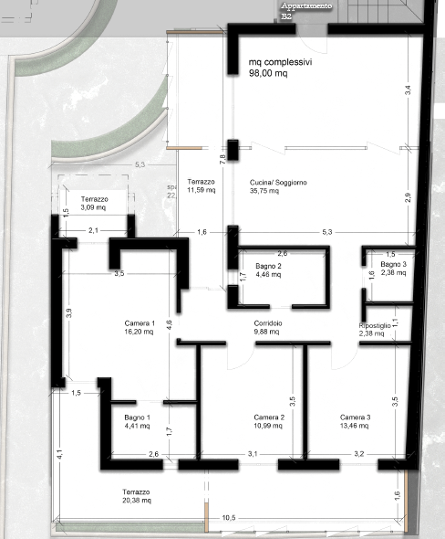 Appartamento - Planimetry 1