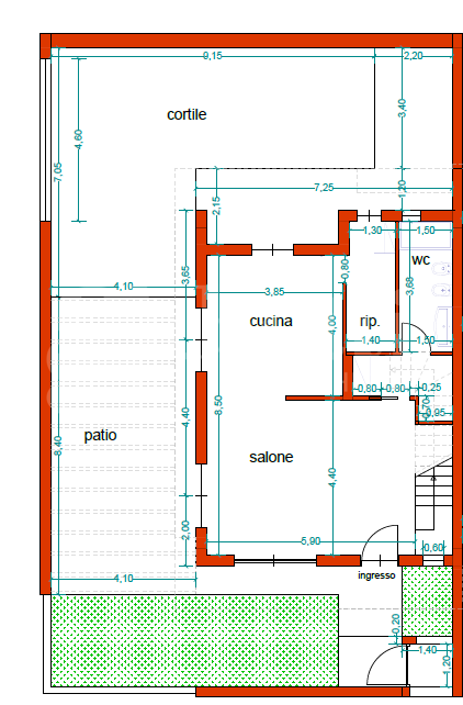 Villa - Planimetry 1