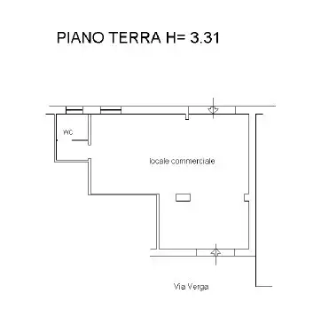 Negozio - Planimetry 1