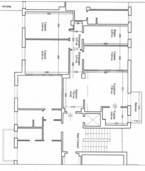Appartamento - Planimetry 1
