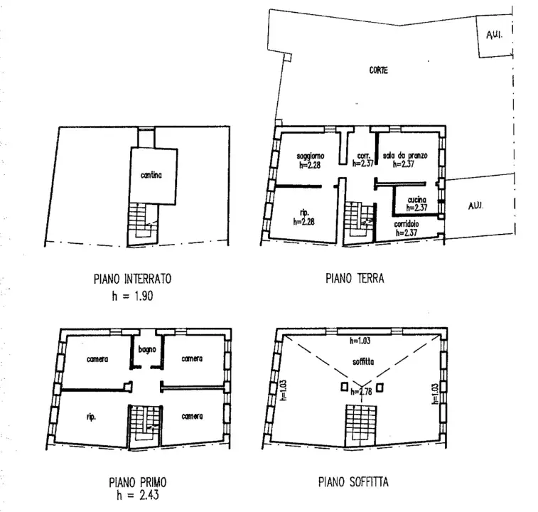 Casa Indipendente - Planimetry 1